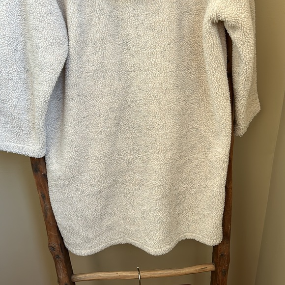 Orvis Teddy Bear Sherpa Tapestry Trim Cream Shacket Jacket Womens size Medium - Picture 5 of 12